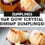 Dumpling De Camarones Cristal