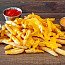 Papas Fritas Grandes Con Queso