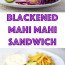 Sándwich De Mahi Mahi
