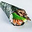 Temaki De Piel De Salmón